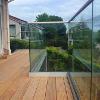 Balcony Garapa deck with Qrail easy glass balustrade