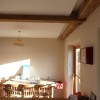 Kitchen, oak ceiling beams