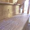 carved solid oak treads